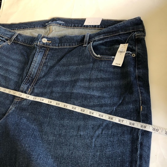 Old Navy Woman’s Mid-Rise Dark-Wash Boyfriend Jeans Plus Size 26 - Picture 11 of 14